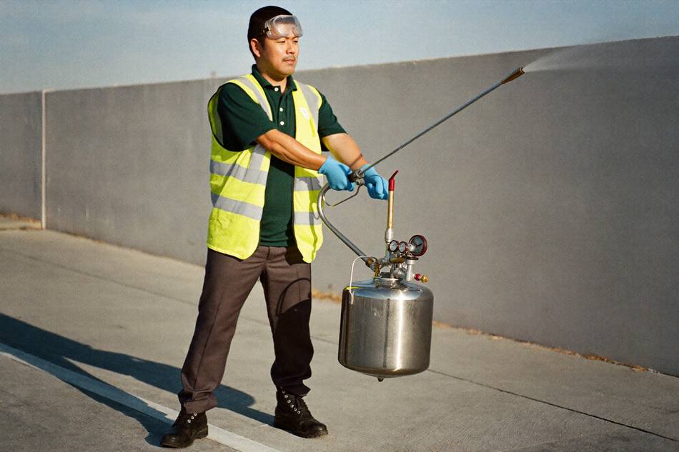 Pesticide spraying in Riyadh